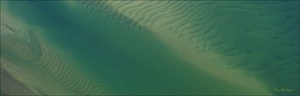 Sand Patterns - Great Sandy Strait - Fraser Island - QLD (PBH4 00 17796)